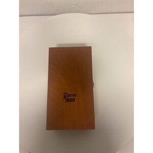 Vintage Cuervo 1800 Tequila Wooden Box Crate Keepsake Decorative Storage Gift